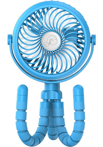 USB Şarj Edilebilir Mini Fan 3 Hız 360 Derece Dönüşlü Kişisel Soğutma Fanı (Yurt Dışından)
