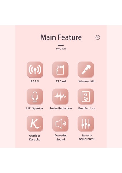 Mini Bt Karaoke Makinası Kablosuz Mikrofonlar Renkli Işık Efekti (Yurt Dışından) fiyatları