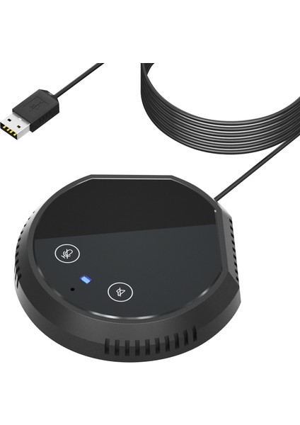 Masaüstü USB Konferans Hoparlörü 360° Yönsüz Pc Için Tak ve Kullan (Yurt Dışından)