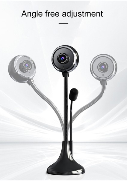 Sada A09 USB Masaüstü Kamerası El ile Odaklanabilir 360° Dönüşlü (Yurt Dışından)