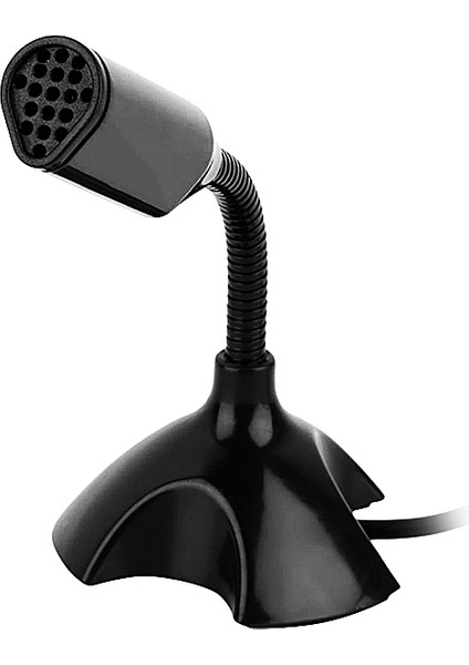 Mini USB Bağlı Kapsıtif Mikrofon - Sesli Sohbet Için Siyah (Yurt Dışından)