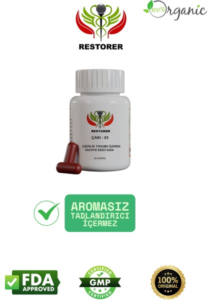 Çakı-03 Üzerlik Tohumu Içeren Takviye Edici Gıda fiyatları