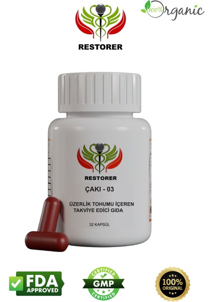 Çakı-03 Üzerlik Tohumu Içeren Takviye Edici Gıda fırsatları