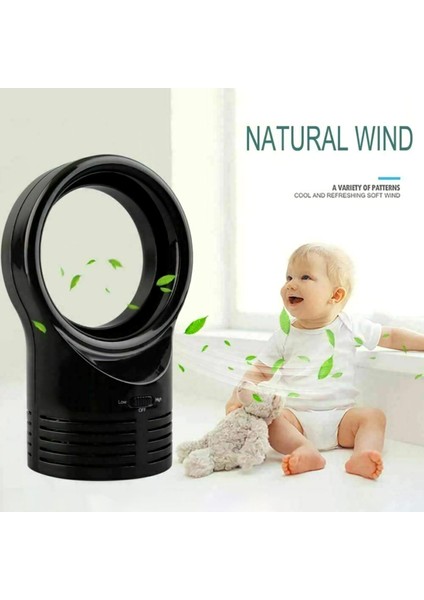 Ev Mini Kanatsız Taşınabilir Sessiz Masa Fanı (Yurt Dışından) indirimleri