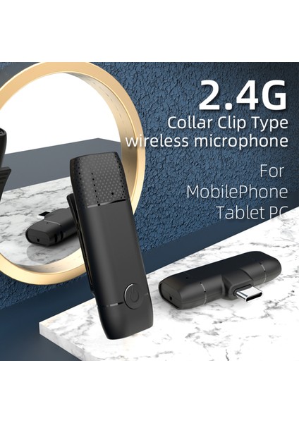Mini Kablosuz 2.4g Gövde Mikrofonu 360° Her Yönlü Gürültü Azaltma (Yurt Dışından) fiyatları