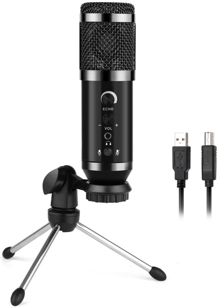 USB Kondansatör Mikrofon Kardiyak Alım Canlı Yayınlama (Yurt Dışından)