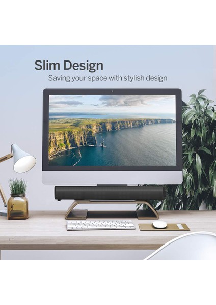 Bilgisayar Hoparlörü Ses Şiddeti USB Kablolu Stereo B Çevresel (Yurt Dışından)