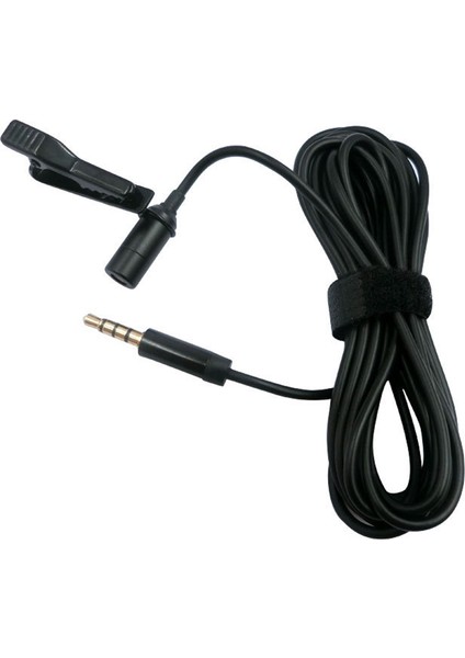 Cep Telefonu Kaydı Için 3.5mm Plug Mini Yüzük Mikrofonu Tam Yönlü Kondansatör (Yurt Dışından)