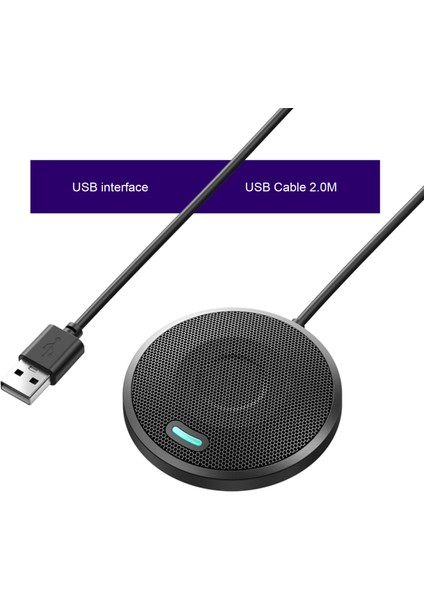U2 Toplantı ve Sesli Sohbet Için USB Her Yönlü Kondansatör Mikrofonu (Yurt Dışından) fiyatları
