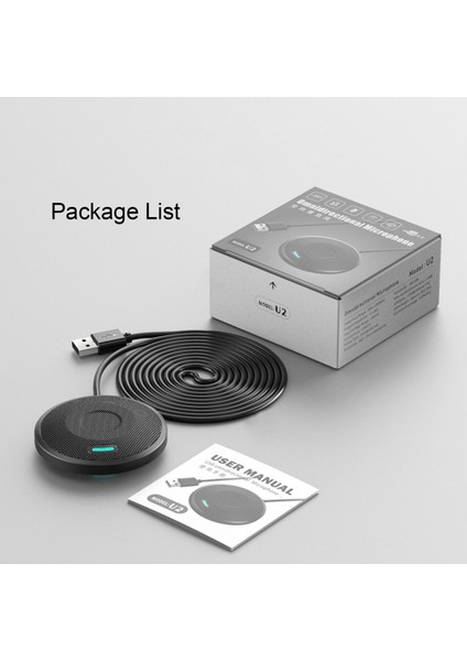 U2 Toplantı ve Sesli Sohbet Için USB Her Yönlü Kondansatör Mikrofonu (Yurt Dışından) fırsatları