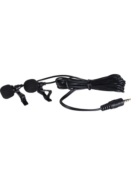 Arımıc Iki Başlı 4,9 Fit Içevrensel Lavalier Mikrofon (Yurt Dışından)