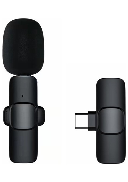 2.4g K1 Kablosuz Lavalier Mikrofon Apple Arayüzlü Gürültü Azaltma Şarjlı Tek-Iki Bağlantı (Yurt Dışından)
