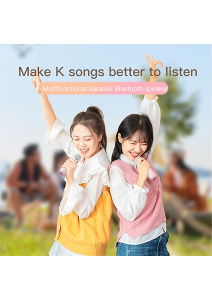 Retro Mini Taşınabilir Kablosuz Bluetooth Karaoke Hoparlörü Hıfı Alt Sesli Hoparlör (Yurt Dışından) modelleri