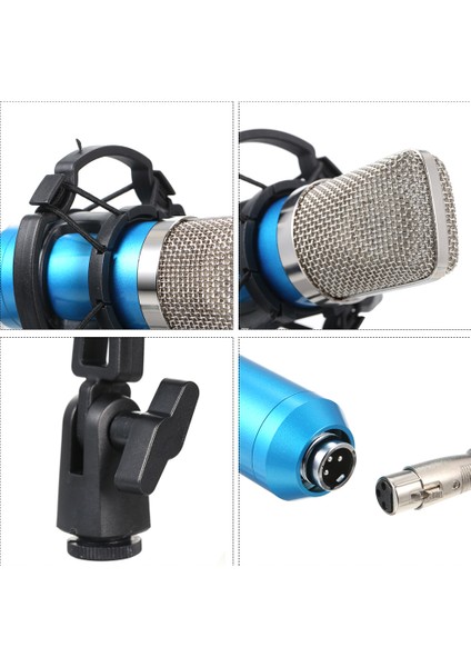 Profesyonel BM700 Kondansatör Mikrofon Altın (Yurt Dışından)