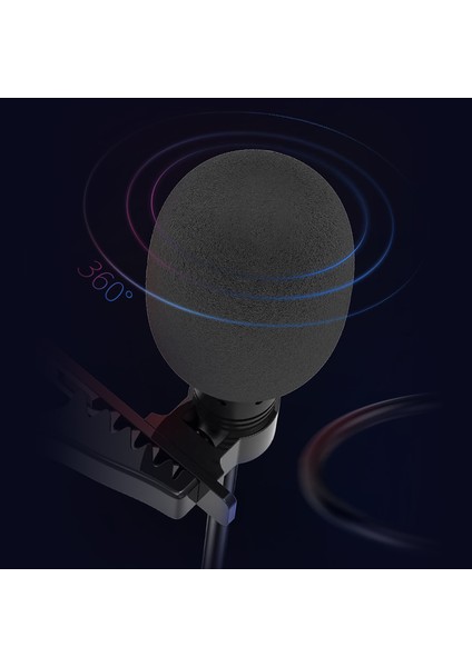 Mini Kollu Mikrofon Canlı Yayın Için Taşınabilir Gürültü Giderme 360° Tüm Yönlü (Yurt Dışından)