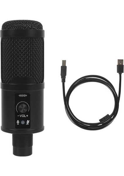 Bilgisayar Canlı Yayınları Için Kablolu USB Kondansatör Mikrofonu (Yurt Dışından)