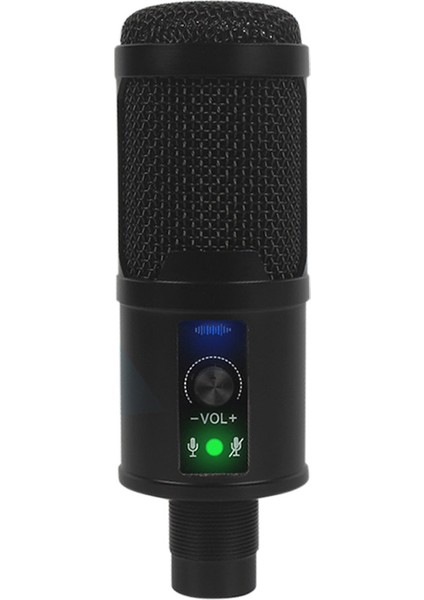 Bilgisayar Canlı Yayınları Için Kablolu USB Kondansatör Mikrofonu (Yurt Dışından)