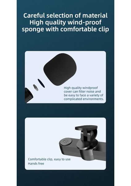 Cep Telefonları Için Kliple Çift Mikrofon Hd Ses Gürültü Azaltma (Yurt Dışından) fiyatları