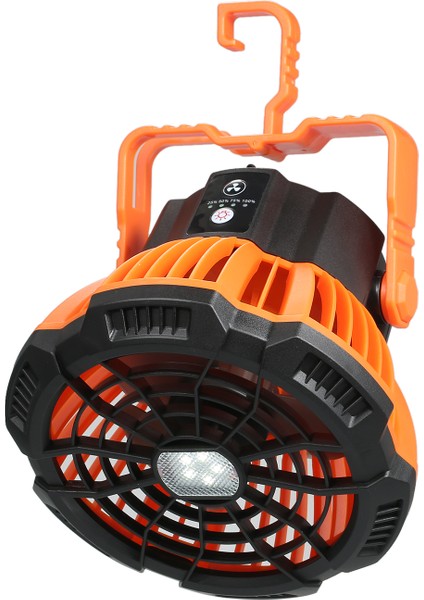 2'li USB Şarj Edilebilir LED Işıklandırmaya Sahip Taşınabilir Fan (Yurt Dışından) fırsatları