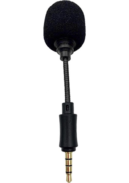 Mini Mikrofon 4 Pinli 3.5mm Pluğlu Akıllı Telefonlar Için Kayıt ve Canlı Yayın (Yurt Dışından)
