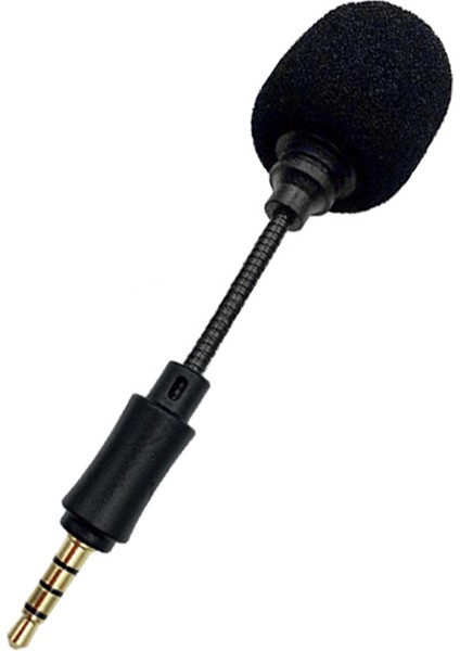 Mini Mikrofon 4 Pinli 3.5mm Pluğlu Akıllı Telefonlar Için Kayıt ve Canlı Yayın (Yurt Dışından)