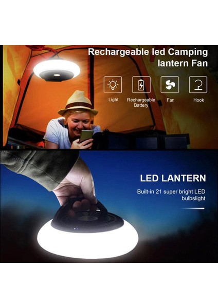 Şarj Edilebilir Kamp Fanı, Ayarlanabilir Hızı ve Parlaklık Ile (Yurt Dışından) modelleri