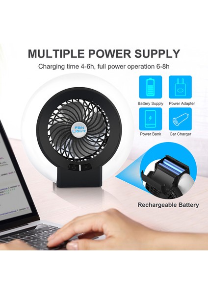 Şarj Edilebilir Kamp Fanı, Ayarlanabilir Hızı ve Parlaklık Ile (Yurt Dışından) indirimleri
