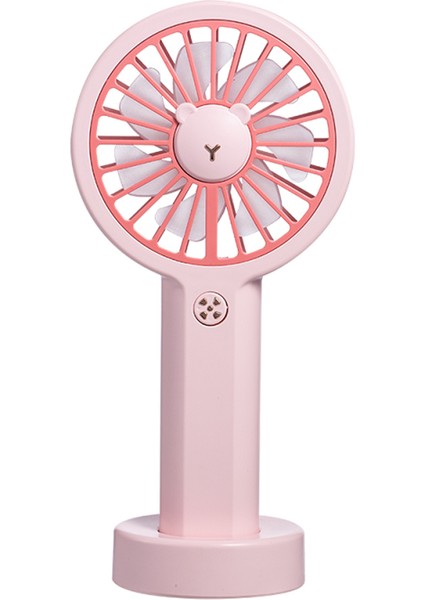 Mini El Ile Tutulabilen USB Fan Sevimli Ayı Şekilli 3 Vites Ayarlı (Yurt Dışından)