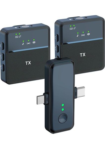 2.4g Kablosuz Lavalier Mikrofon Sistemi Çift Mikrofon Gürültü Azaltma Tak ve Kullan (Yurt Dışından)