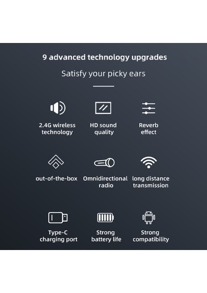 2.4g Kablosuz Lavalier Mikrofon Sistemi Çift Mikrofon Gürültü Azaltma Tak ve Kullan (Yurt Dışından)