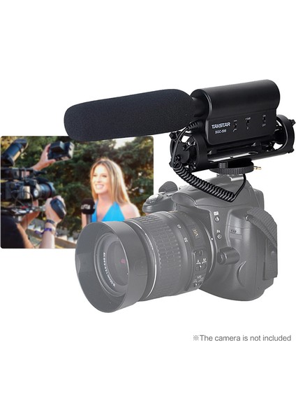 Markalı Canon ve Nikon Kamera Için Kondansatör Mikrofon SGC-598 (Yurt Dışından)