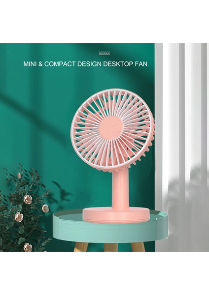 USB Şarjlı 3 Seviyeli Ayarlamalı Masaüstü Mini Taşınabilir Fan (Yurt Dışından) modelleri
