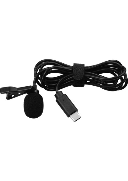 Kayıt Için Yönsüz USB Type-C Kollu Lapel Mikrofonu (Yurt Dışından)