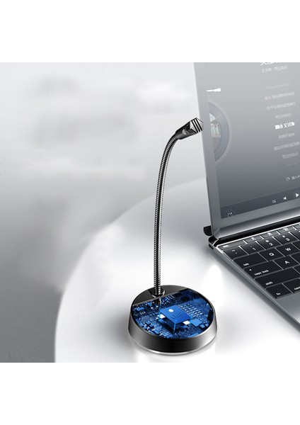 Sada MK08 3,5mm Masadaki Mikrofon Tak ve Çalıştır 360 Derece Her Yönlü (Yurt Dışından)