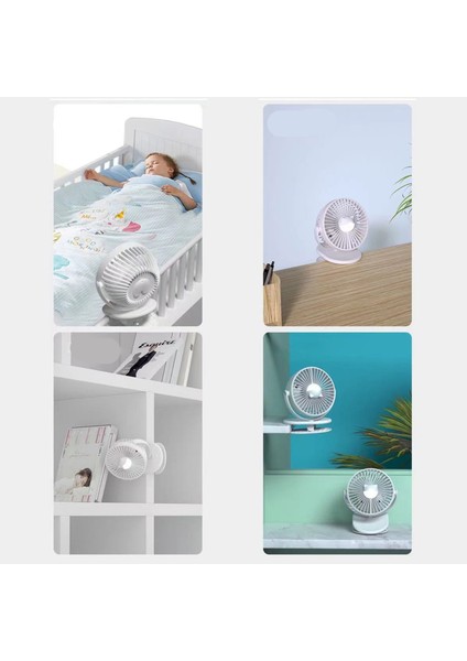 Taşınabilir Üç Hızlı Gece Işığı USB Fanı (Yurt Dışından) fırsatları