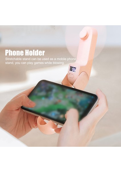 Katlanabilir Taşınabilir 2 Hızlı USB Ile Çalışan El Fanı (Yurt Dışından)