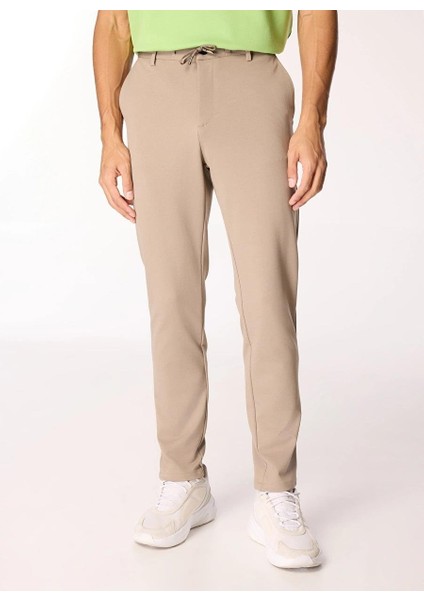 Normal Bel Kordonlu Chino Erkek Pantolon