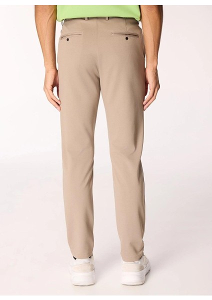 Normal Bel Kordonlu Chino Erkek Pantolon