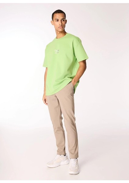 Normal Bel Kordonlu Chino Erkek Pantolon