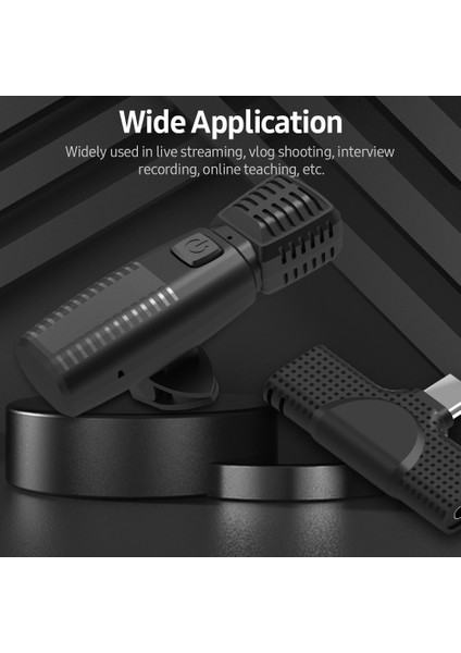 2.4g Kablosuz Takılabilir Mikrofon 48K Kayıpsız Ses Düşük Gecikme (Yurt Dışından) fırsatları