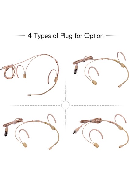 Kulaklık Mikrofonu 3.5mm Kilitleyebilir Takma Ucu (Yurt Dışından)