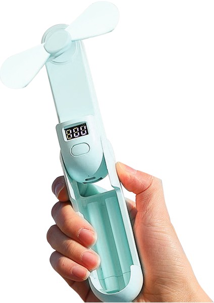 El Ayrılabilir Mini Katlanabilir 2 Hızlı USB ile Çalışan Fan (Yurt Dışından)
