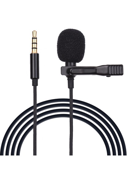 Ammoon K03 Lavalier Mikrofonu Yümşeksesli Gürültü Azaltma (Yurt Dışından)
