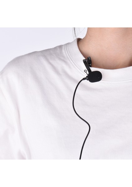 Ammoon K03 Lavalier Mikrofonu Yümşeksesli Gürültü Azaltma (Yurt Dışından)