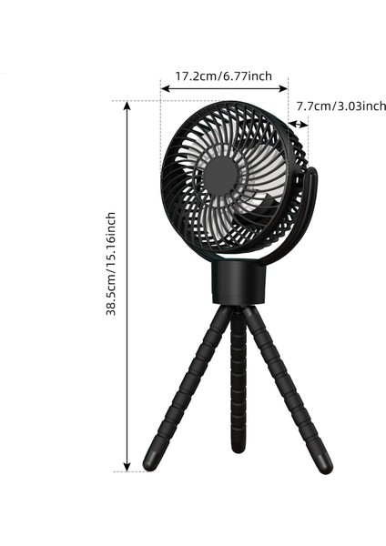 120° Dönebilen Şarj Edilebilir Geçici Takılabilir El Fanı Gece Işığı ile (Yurt Dışından) indirimleri