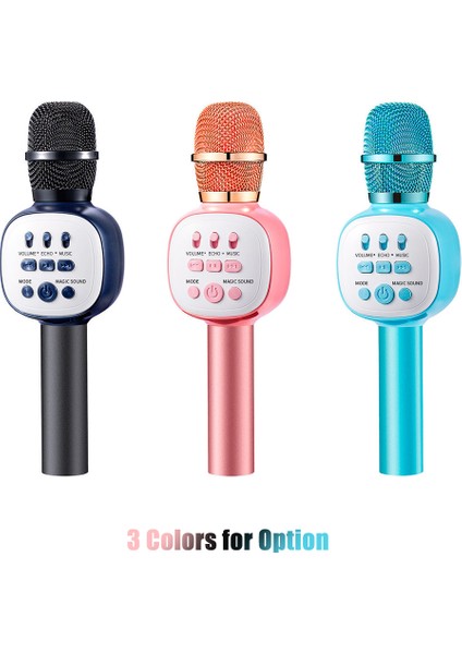 Çocuklar Için LED Işık Efektli Kablosuz Karaoke Mikrofonu (Yurt Dışından) indirimleri