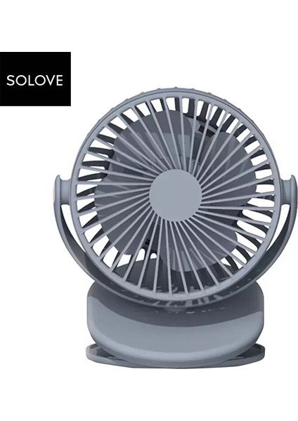 Solove 360 Derece Yönlü 3 Seviyeli Hızlı Klipsli Fan (Yurt Dışından) indirimleri