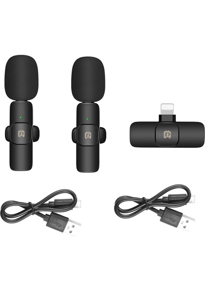 Puluz PU3150B 2.4g 20M Uzaklıkta Iletimli Kablosuz Mikrofon Sistemi (Yurt Dışından)