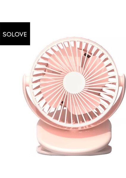 Solove 360 Derece Yönlendirilebilir 3 Seviyeli Hızlı Klipsli Fan (Yurt Dışından) indirimleri