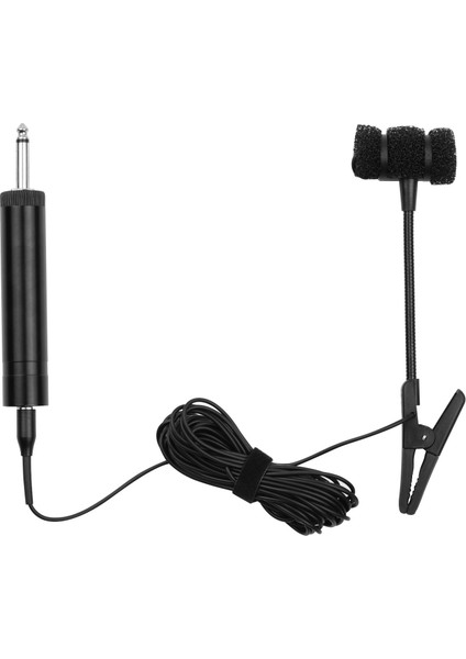Kablolu Saksofon Mikrofonu 3.5mm'lik 6.35MM Dönüşüm Anahtarıyla Tıklayıcı (Yurt Dışından)